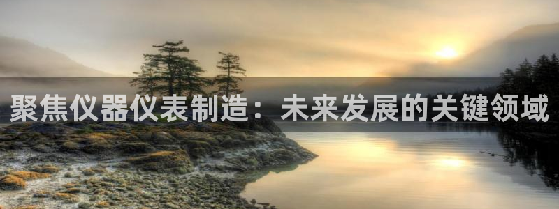 恒行2韩74OOO5：聚焦仪器仪表制造：未来发展的关键领域