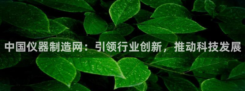 恒行娱乐热74ooo5主宰：中国仪器制造网：引领行业创新，推