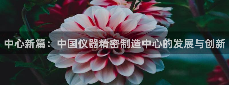 恒行代理总代主导 6ll5l：中心新篇：中国仪器精密制造中心