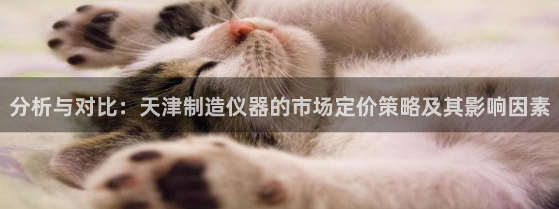 恒行娱乐度74ooo5聘霖：分析与对比：天津制造仪器的市场定