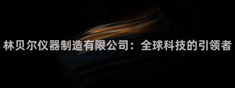 恒行2下74OOO5：林贝尔仪器制造有限公司：全球科技的引领