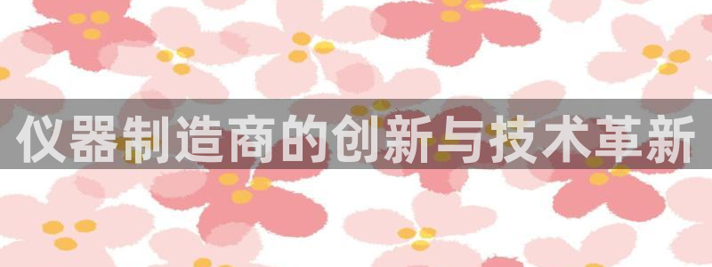 恒行2乃5O6917：仪器制造商的创新与技术革新