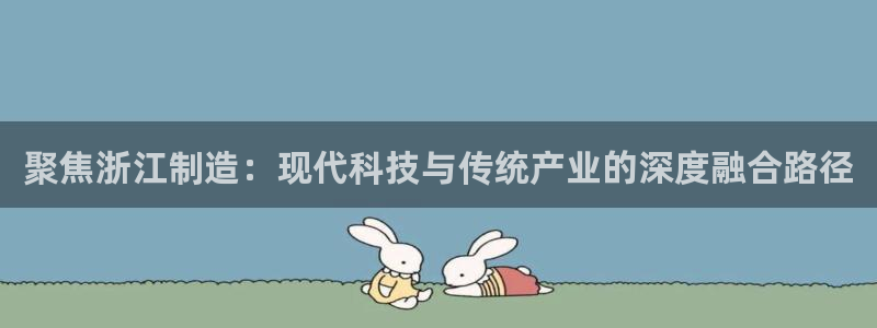 恒行主管总代6ll5l周至：聚焦浙江制造：现代科技与传统产业