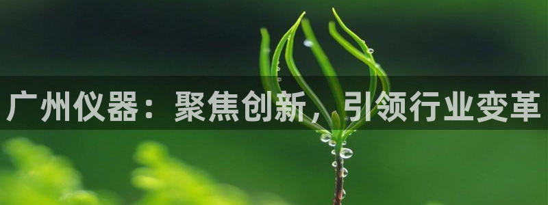 恒行主管总代6ll5l周至：广州仪器：聚焦创新，引领行业变革