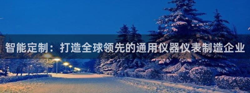 恒行娱乐河沂74ooo5程：智能定制：打造全球领先的通用仪器