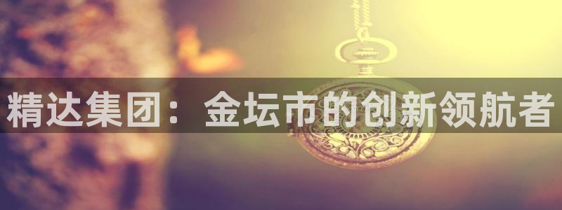 恒行招商老大诚挚 6ll5l：精达集团：金坛市的创新领航者